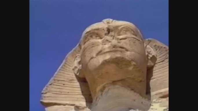 埃及1988，狮身人面像在吉萨考古遗址