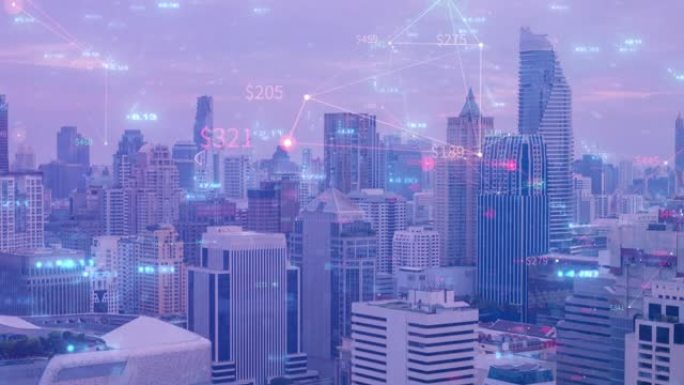 数字智慧城市人工智能物联网互联网技术、AR增强现实云数据计算未来技术未来数据分析图形。