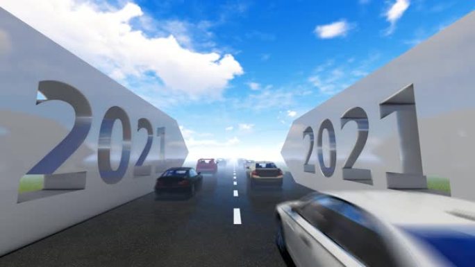 道路与2021年概念与汽车