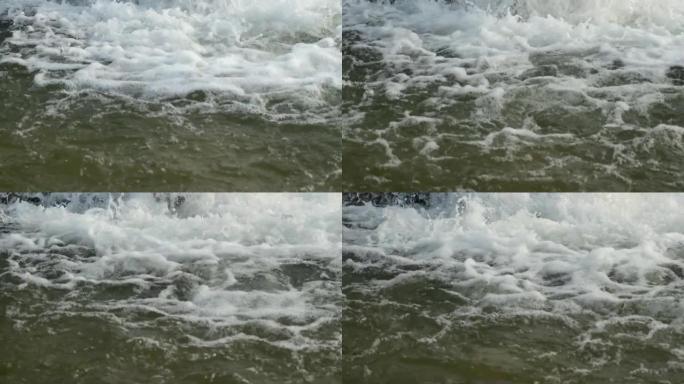 水淹过后的影响涌出特写镜头
