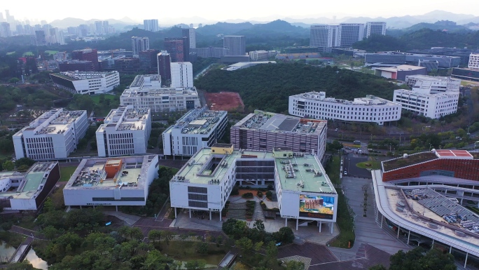 航拍深圳南方科技大学