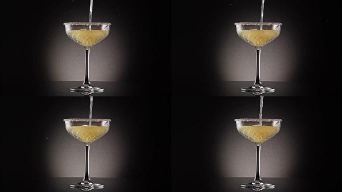 倒玛格丽塔酒