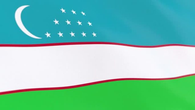 乌兹别克斯坦的旗帜环