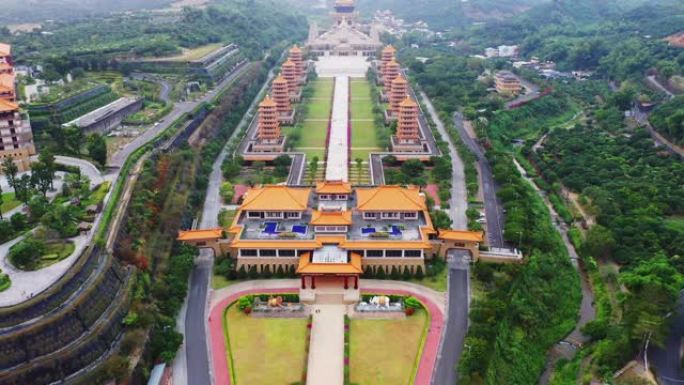 台湾高雄佛光山佛陀纪念中心的风景。
