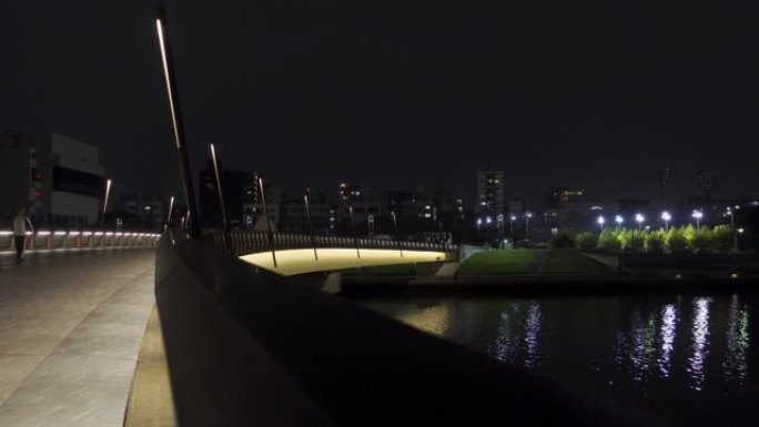 日本樱桥，东京夜景