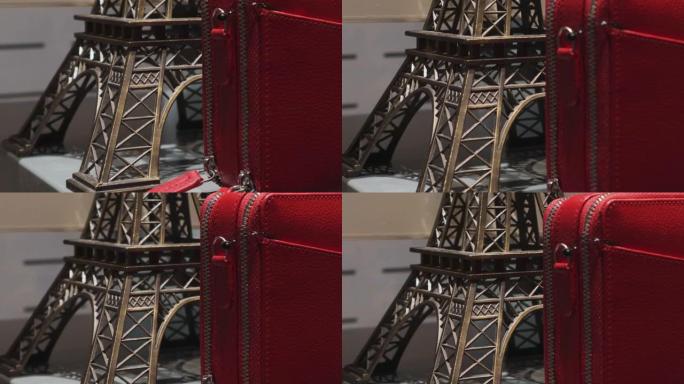巴黎法国时装周手袋风格离合器销售埃菲尔铁塔