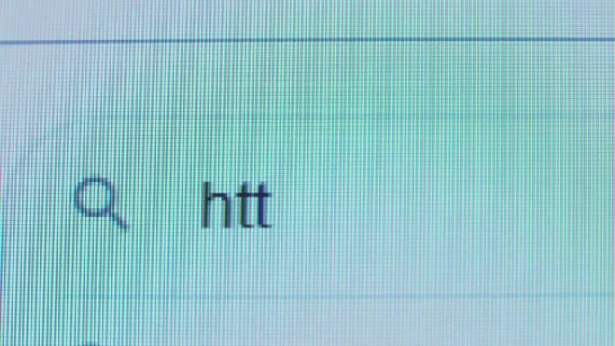 Http:// 用光标和放大镜符号写在搜索栏中
