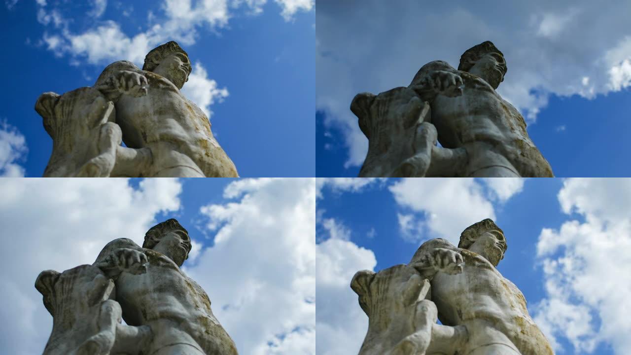 罗马博尔盖塞别墅雕塑的延时