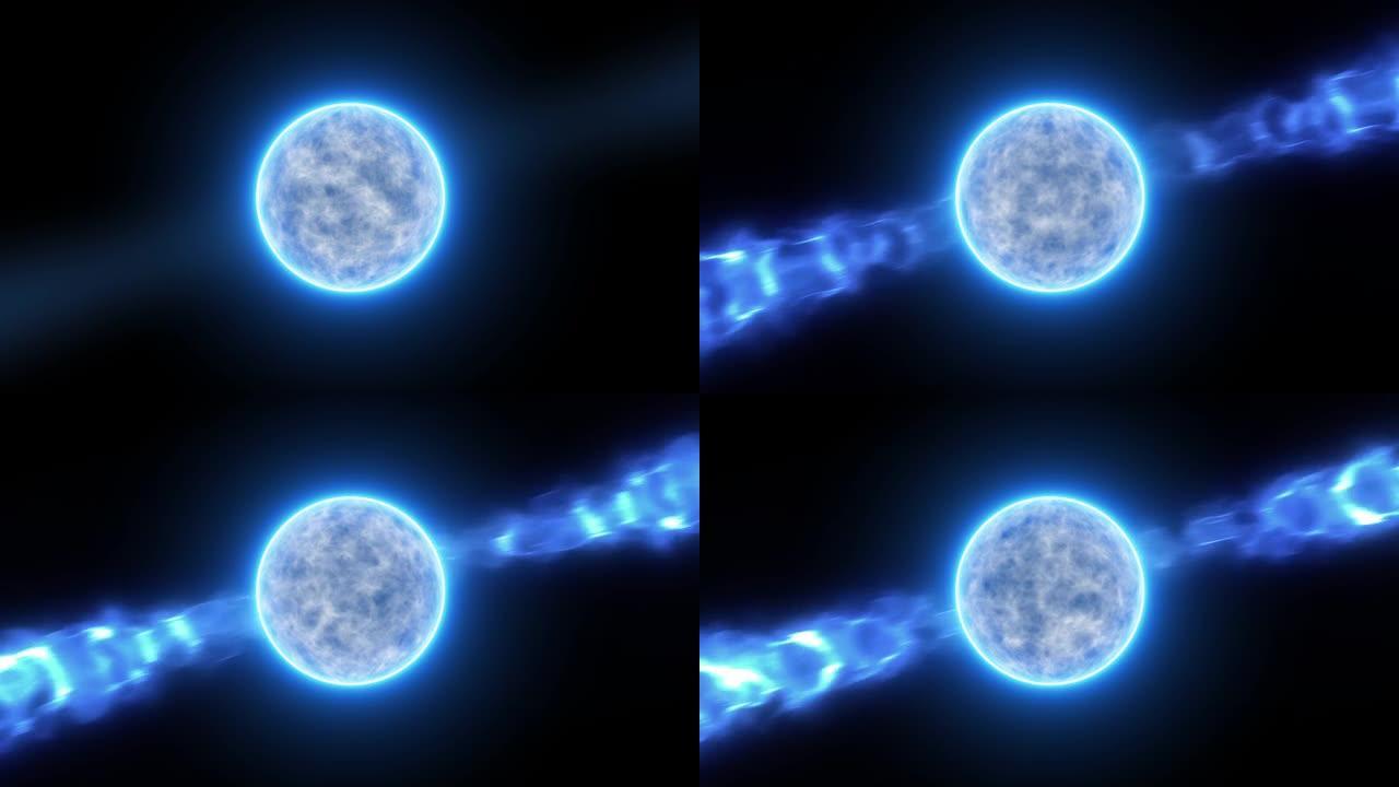 中子星释放能量或伽马射线爆炸