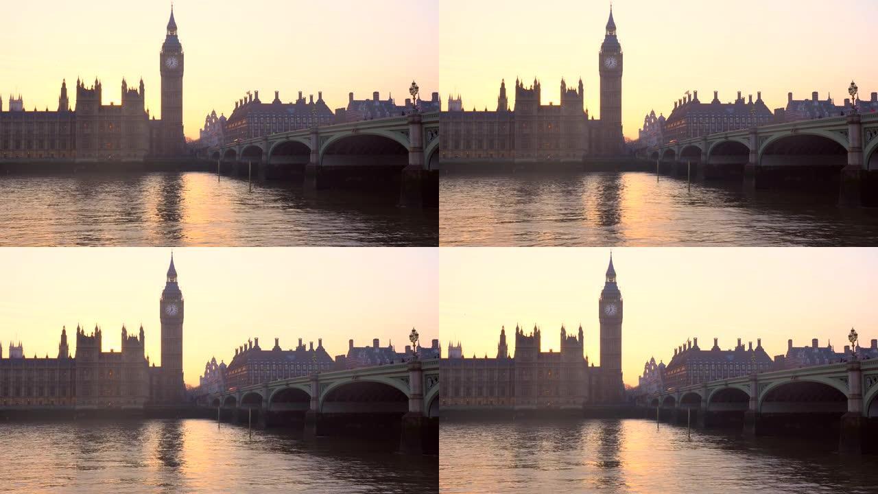 伦敦的日落