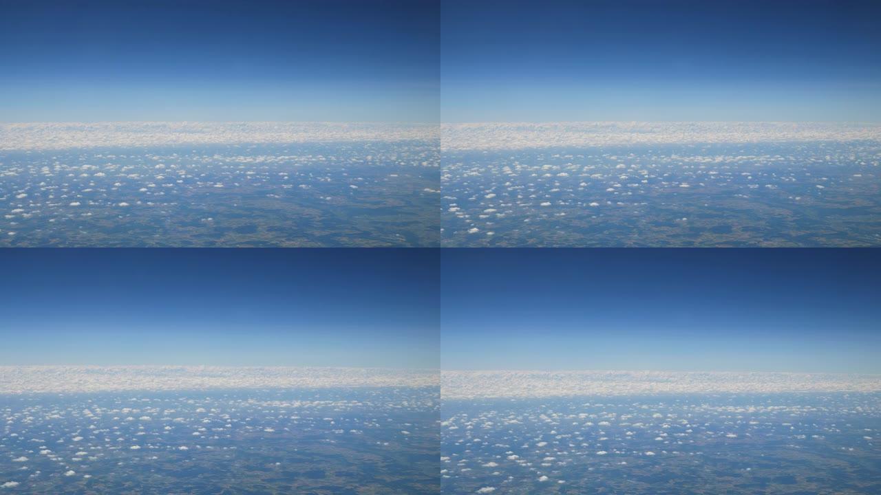 夏季阿姆斯特丹航空汽车乘客窗口视图航空全景4k瑞士