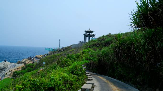 海边道路公路边风景