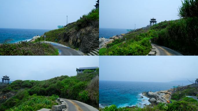 海边道路公路边风景