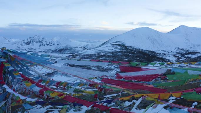 米拉山垭口 观景台 南迦巴瓦雪山雪山山脉