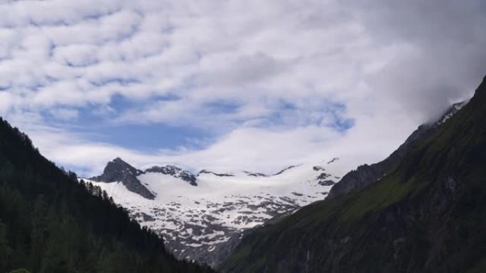 山地景观时间流逝延时摄影北欧风格云景流动