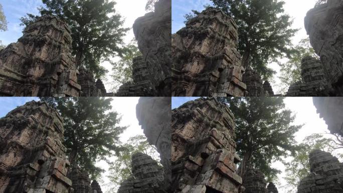 柬埔寨暹粒的Prasat Ta prohm寺