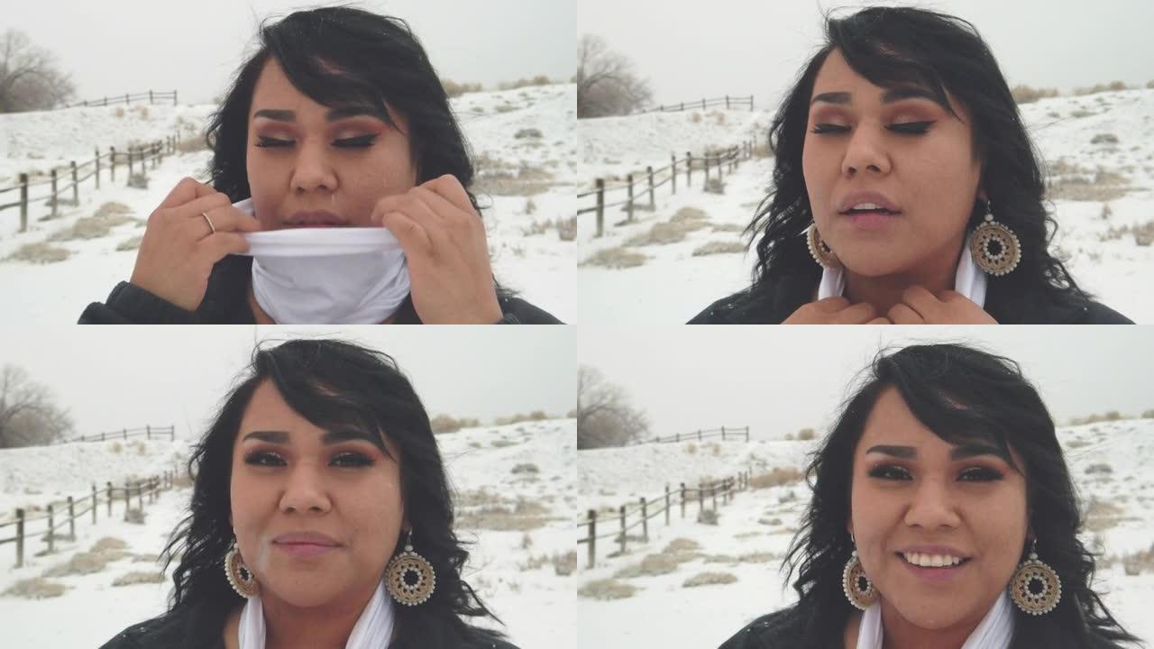 美国原住民族4k视频系列Z代女性