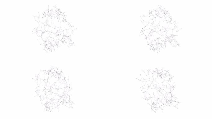 摘要插图背景运动变换与闪烁光在未来创新技术的丛模式数字业务点线网络分散通信连接