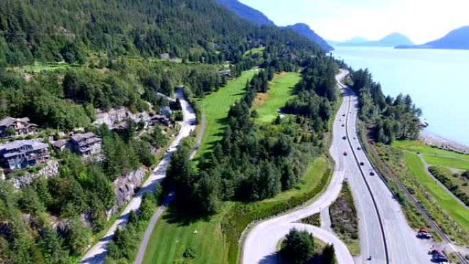 温哥华和惠斯勒之间的海天高速公路 (99号高速公路) | 美丽的加拿大不列颠哥伦比亚省