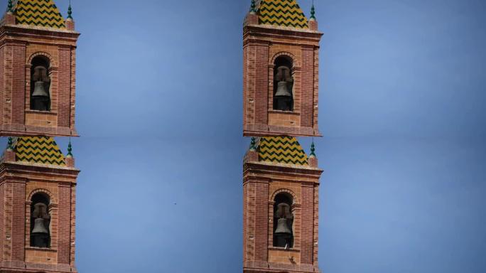 典型的西班牙钟楼
