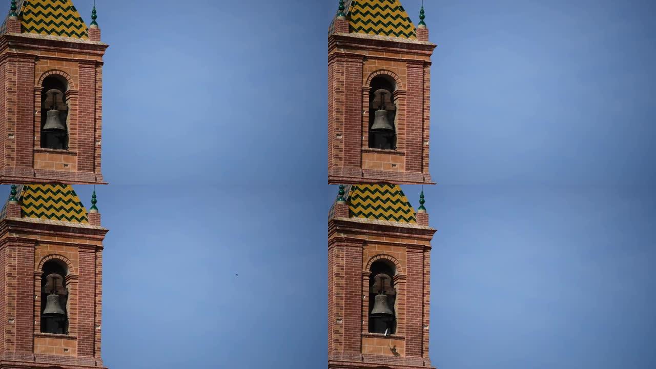 典型的西班牙钟楼
