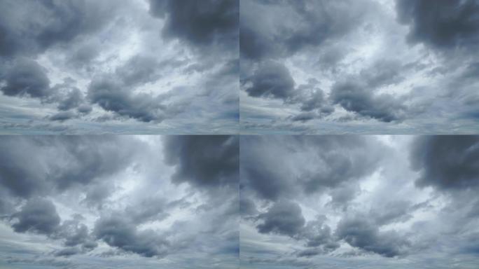 多云天空的景色阴云积雨云阴雨密布