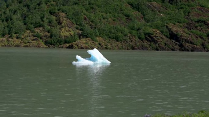 冰川漂浮的冰