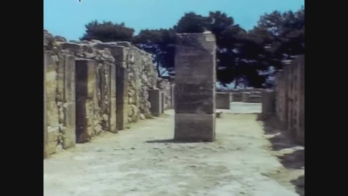 希腊1982，Phaestos考古遗址视图