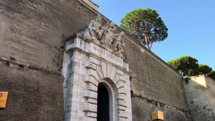 梵蒂冈博物馆的入口