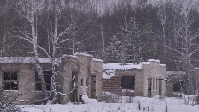 切尔诺贝利地区的废弃村庄