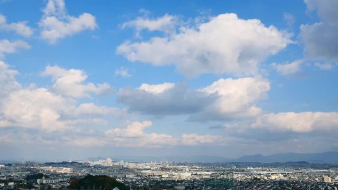 日本福冈市景观大气天空景观