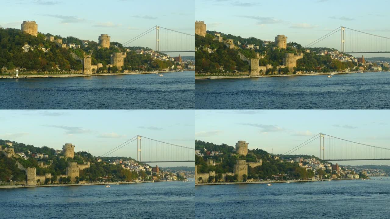 博斯普鲁斯海峡沿岸的伊斯坦布尔名胜