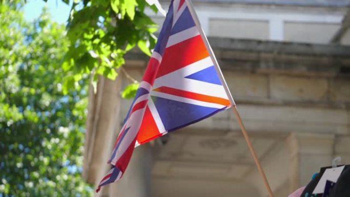 英国国旗慢镜头180帧/秒