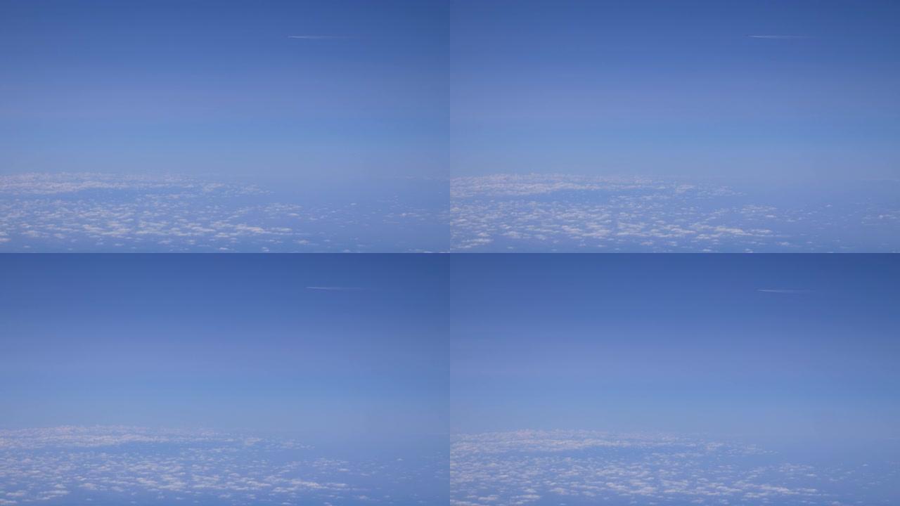 荷兰4k航空全景蓝天白云流云