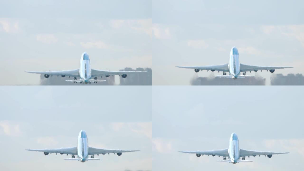 大韩航空货运波音747空货机起飞