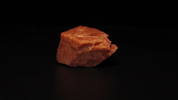 啡月光石岩矿化石标本
