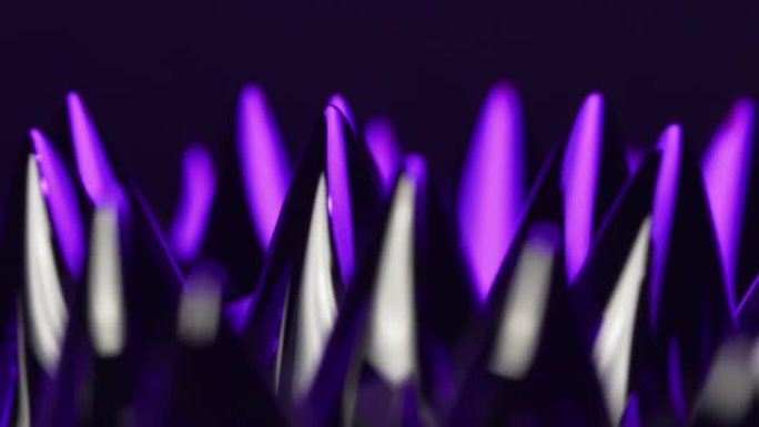 在钕磁铁的作用下，铁磁流体物质上的磁性和紫光可以产生令人印象深刻的视觉效果。VJ，科幻小说和抽象艺术