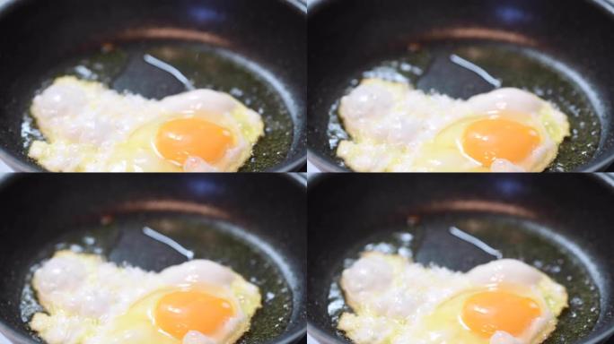 煎蛋煎蛋特写视频素材荷包蛋