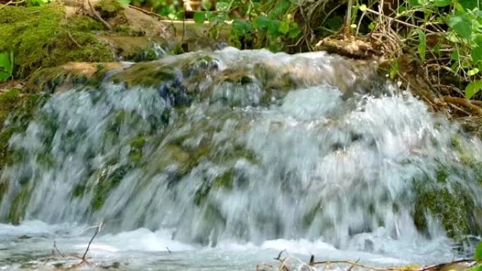 克罗地亚克尔卡国家公园瀑布的一部分，原声