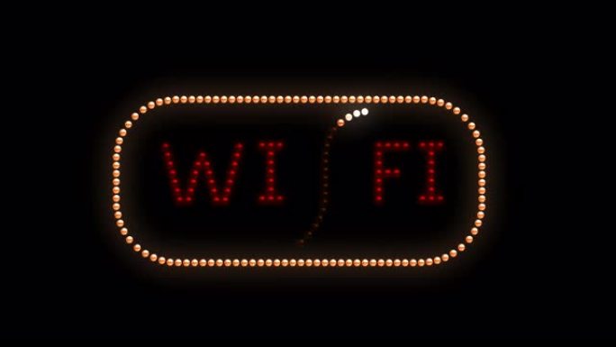 WiFi发光二极管像素标志