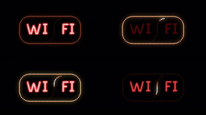 WiFi发光二极管像素标志