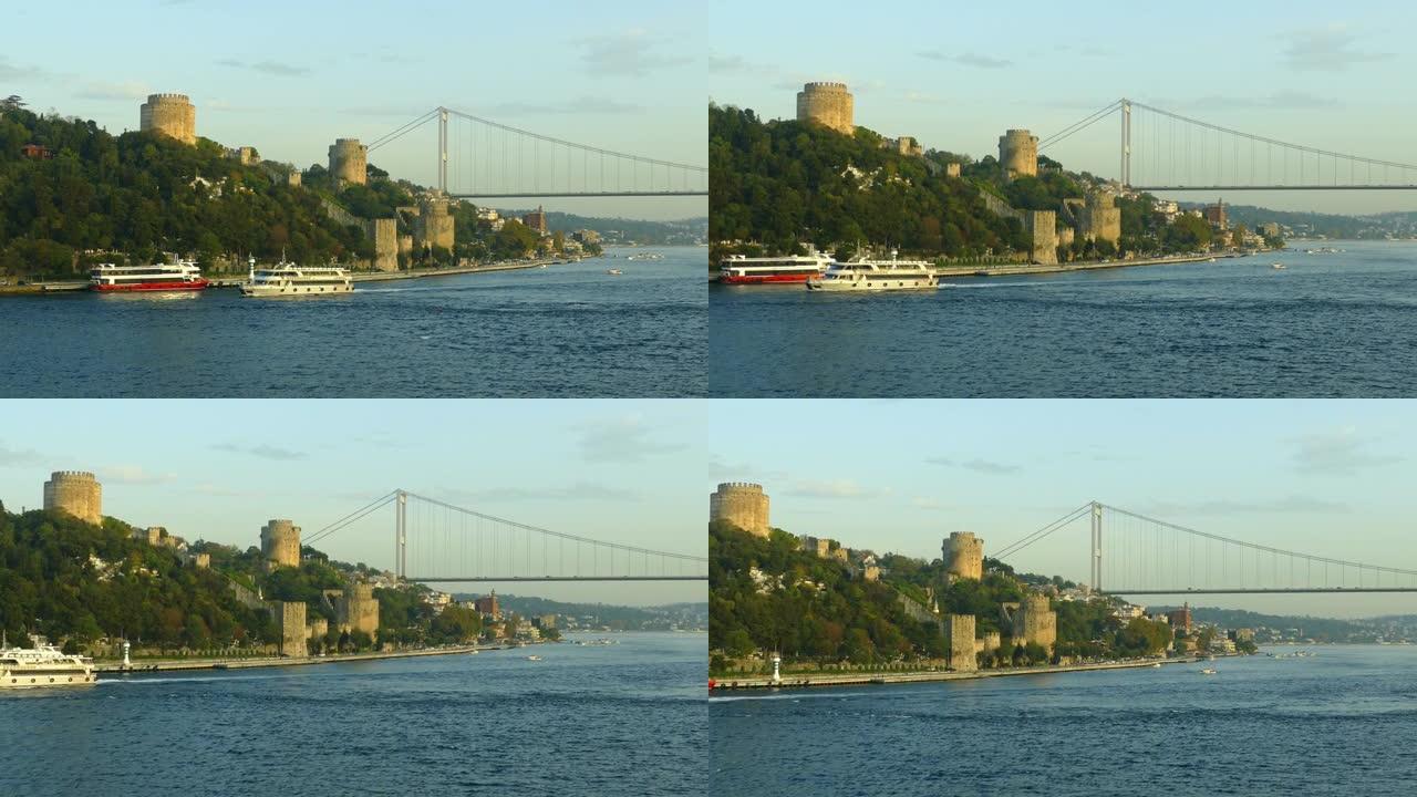 博斯普鲁斯海峡的伊斯坦布尔海岸