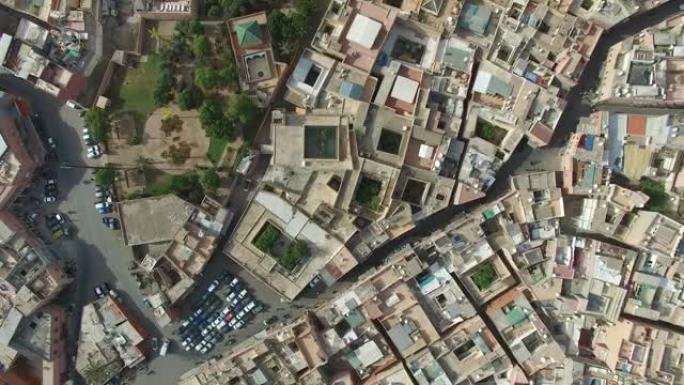 马拉喀什摩洛哥无人机镜头