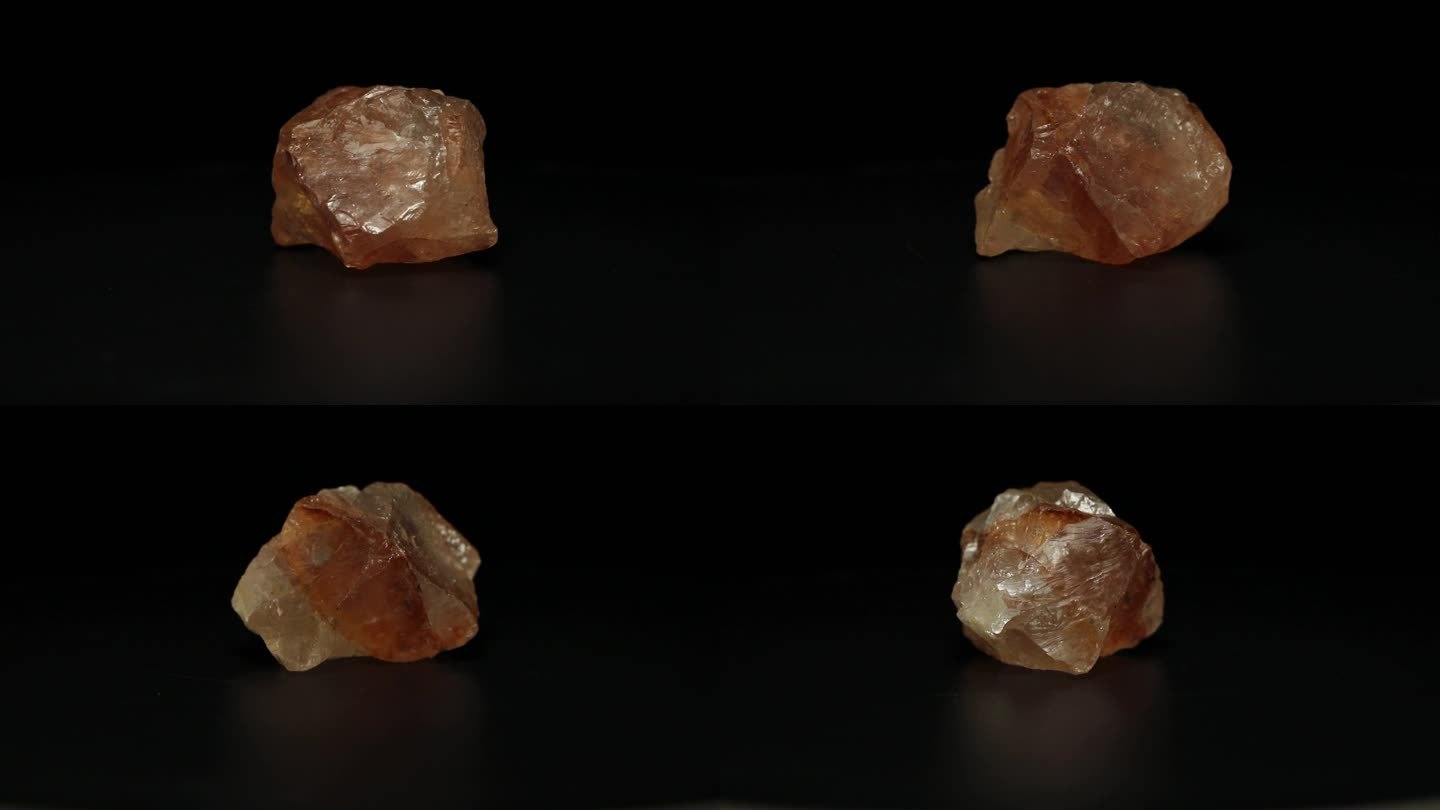 水晶&纤铁矿共生矿石标本