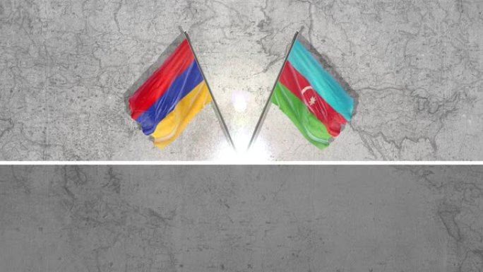 阿塞拜疆和亚美尼亚国旗