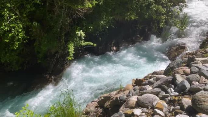 野生山溪森林海氧吧瀑布溪流水