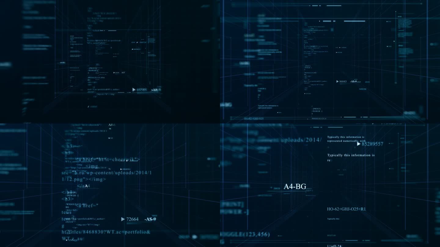 穿梭数据未来抽象编程蓝色代码计算机