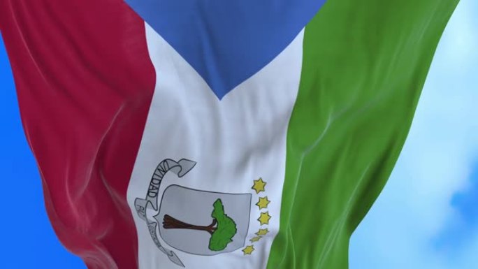 无缝环赤道几内亚国旗。