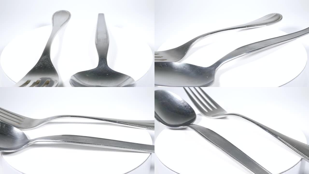 叉子和勺子