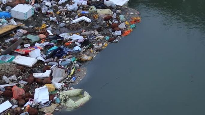 塑料、纸张和热处理对流动水、水污染的影响